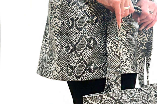 Мебельная экокожа KOBRA, светло-серая (1560), Турция 4