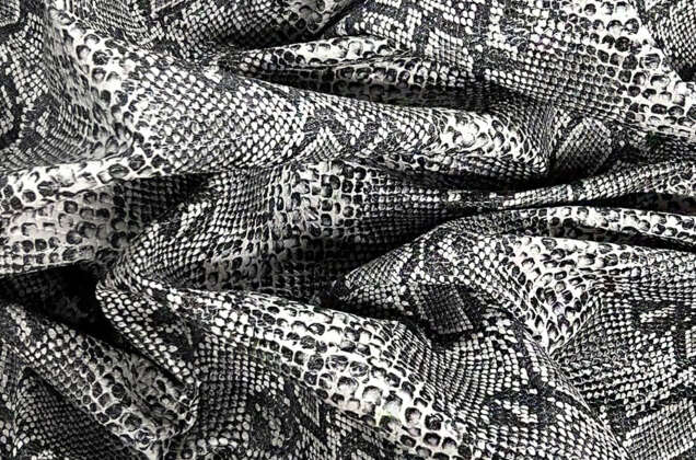 Мебельная экокожа KOBRA, светло-серая (1560), Турция 7