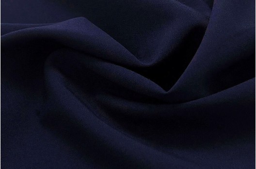 Костюмная ткань Орландо с вискозой, полуночно-синий