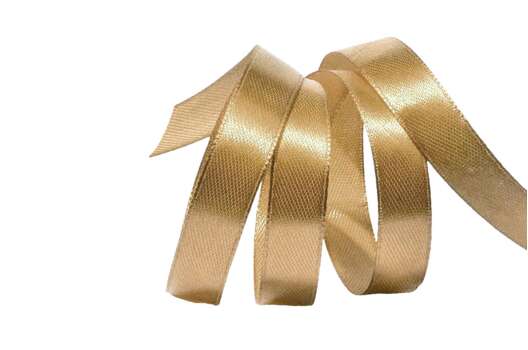 Лента атласная IDEAL, 12 мм, бежевая (4837)