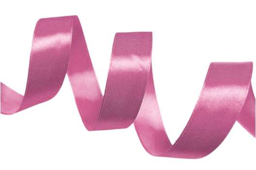 Лента атласная IDEAL, 25 мм, красно-розовая (4174)