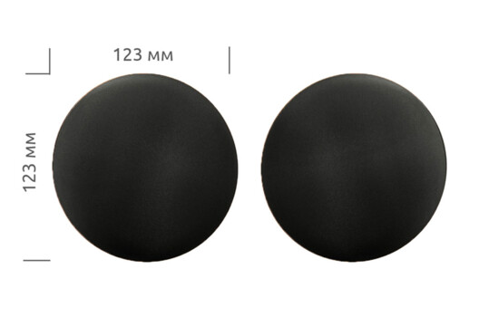Чашечки корсетные с равномерным наполнением, р 70, круглые черные