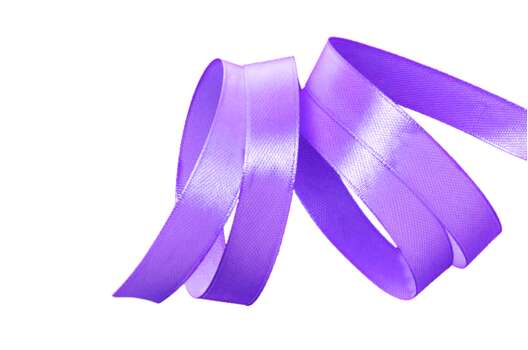 Лента атласная IDEAL, 12 мм, ярко-сиреневая (3119)