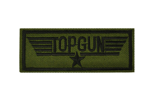 Термоаппликация TOPGUN, 9х3.5 см