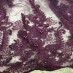 Шикарный гипюр с бусинами цвет: фиолетовый