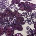 Шикарный гипюр с пайетками цвет: фиолетовый