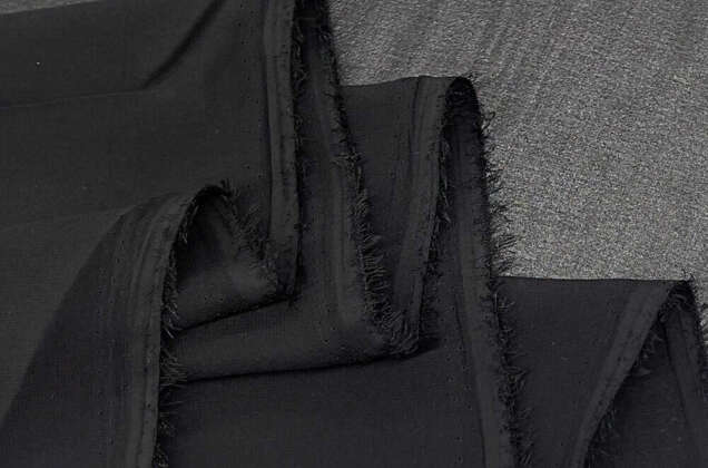 Шифон light, черный 1