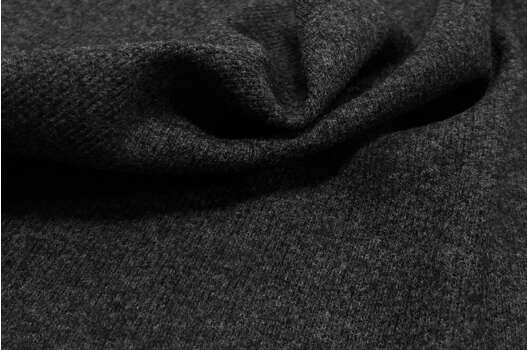 Трикотаж мелкой вязки, темно-серый