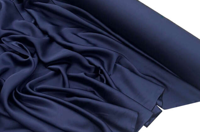 Двойной Армани Шелк, темно-синий