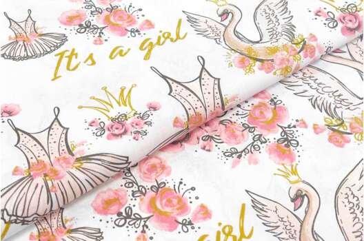 Польский хлопок, Принцесса лебедь, 160 см