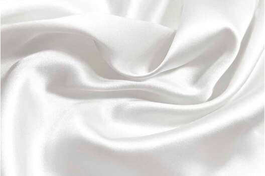 Свадебный сатин с лайкрой GIZIA, теплый белый, Турция