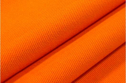 Джинс ALASKA велюр-эффект, оранжевый, 335 гр/м2