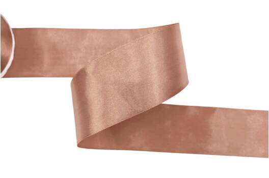 Лента атласная IDEAL, 50 мм, бежевая (4814)