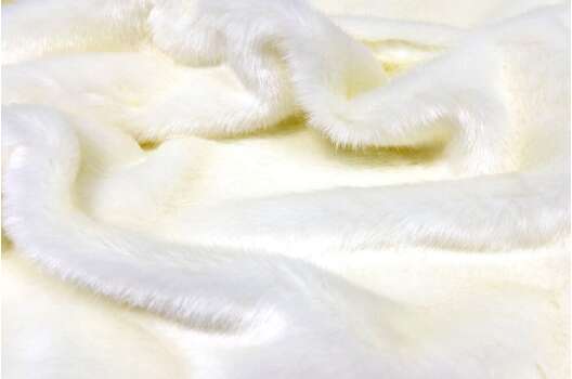 Мех искусственный, средневорсовый, сливочный (21С79)