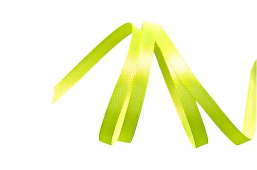 Лента атласная IDEAL, 6 мм, ярко-салатовая (3037)