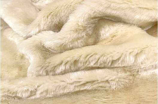 Мех искусственный, средневорсовый, светло-бежевый (И-52Д16)