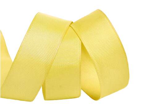 Лента репсовая MagicHobby 25 мм, желтая (640)