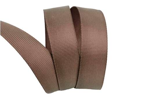 Лента репсовая MagicHobby 25 мм, коричневая (814)