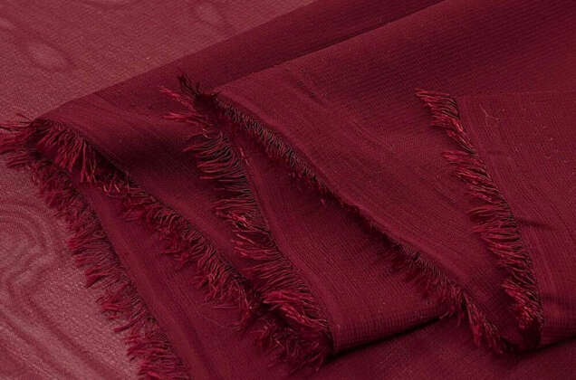 Шифон, цвет марсала 3