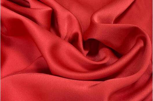 Плательный сатин, коралловый (184020/11), Италия