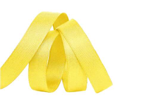 Лента репсовая MagicHobby, 15 мм, желтая (640)