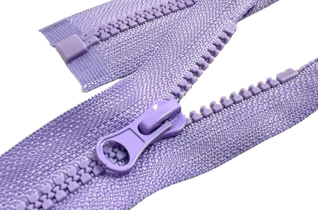 Молния трактор MaxZipper, 40 см, тип 5, разъемная, лаванда (F166)