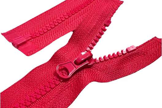 Молния трактор MaxZipper, 40 см, тип 5, разъемная, красная (F148)