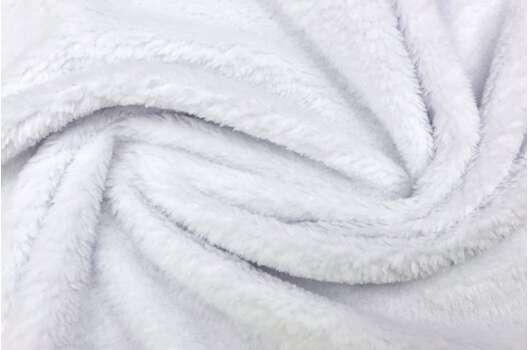 Велсофт однотонный, белый, 310 гр