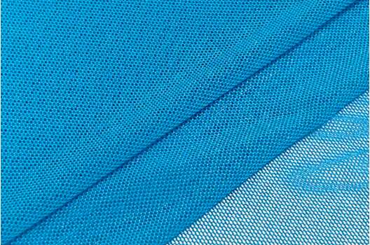 Сетка стрейч, ярко-голубая