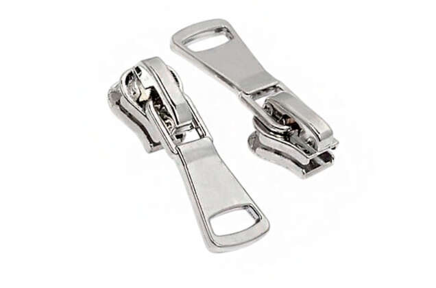 Бегунок с собачкой MaxZipper, замок автомат TD26, трактор N5, никель