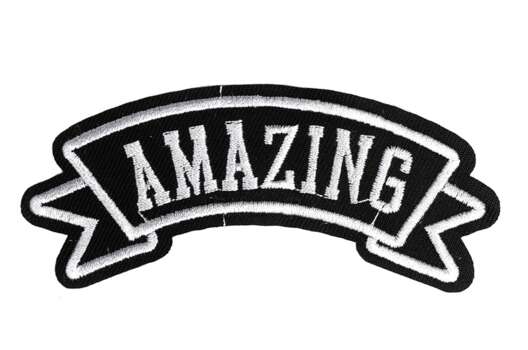 Термоаппликация, Amazing, 3.4х10.5 см