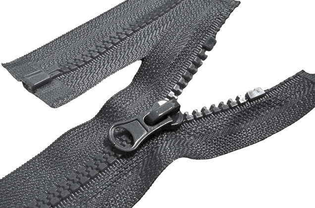 Молния трактор MaxZipper, 80 см, тип 5, темно-серая (312)