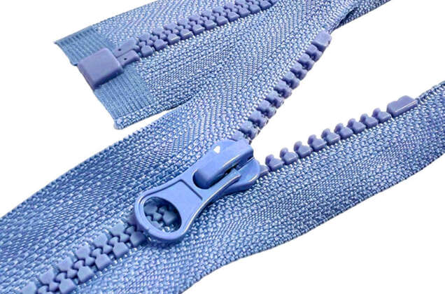Молния трактор MaxZipper, 70 см, тип 5, темно-голубая (S144)