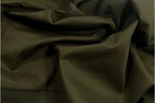 Поплин хлопок стрейч, хаки