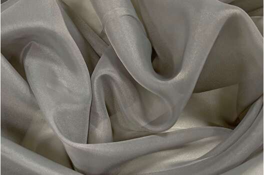 Вуаль Дымка с утяжелителем серая, 295 см, Китай