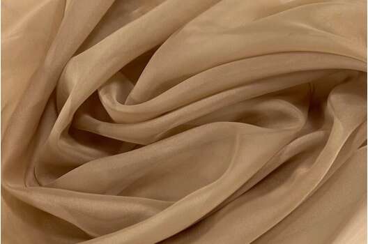 Вуаль Дымка с утяжелителем бежевая, 295 см, Китай