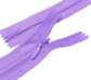 Молния потайная, 60 см цвет: сиреневый