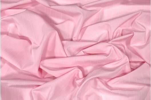 Рубашечный хлопок, Полоска розовая (187405), Италия