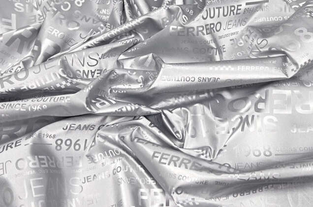 Курточная  мембранная Taffeta 300Т, серебро
