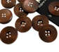 Пуговица деревянная, 4 прокола ширина: 23 мм
