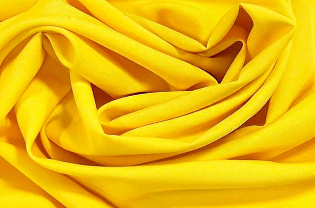 Габардин, ярко-желтый, арт. S001