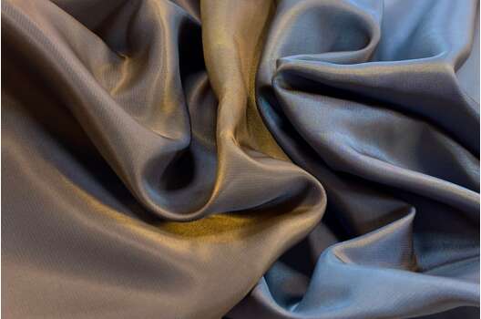 Подкладочная ткань с вискозой (6010M/ 9210), коричнево-голубая