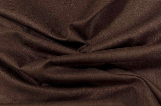 Костюмная ткань с вискозой, коричневая (25С181С-ДЯ) 1