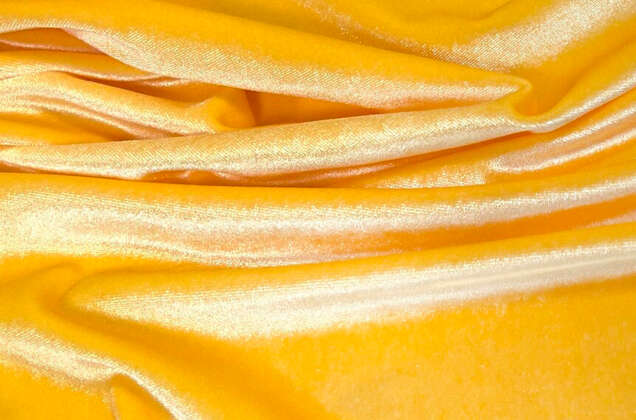 Бархат стрейч, закатное золото 2