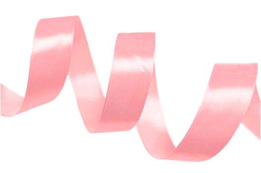 Лента атласная IDEAL, 25 мм, светло-розовая (3053)