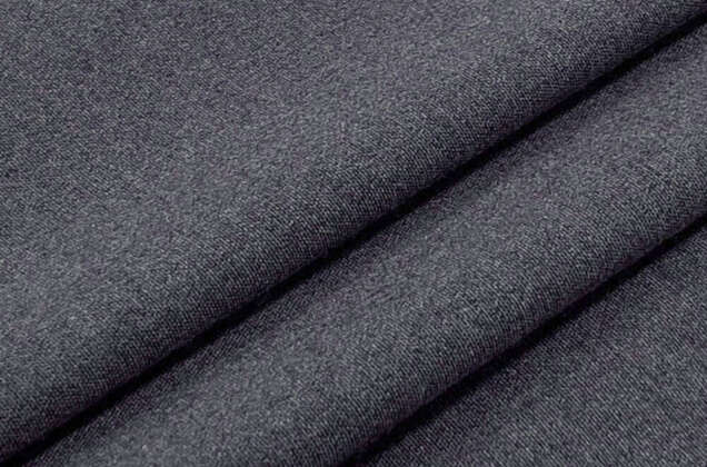 Костюмно-плательная вискоза сине-серый меланж, 150 см, Турция
