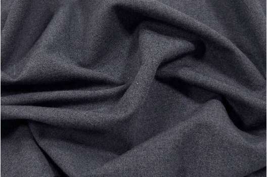Костюмно-плательная вискоза сине-серый меланж, 150 см, Турция