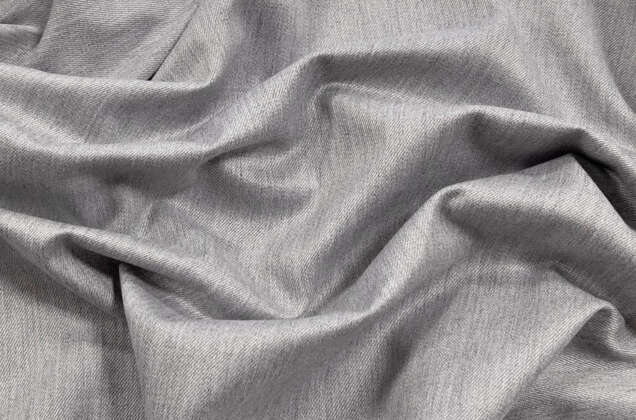 Костюмная ткань с вискозой, светло-серая (25С181С-ДЯ) 1