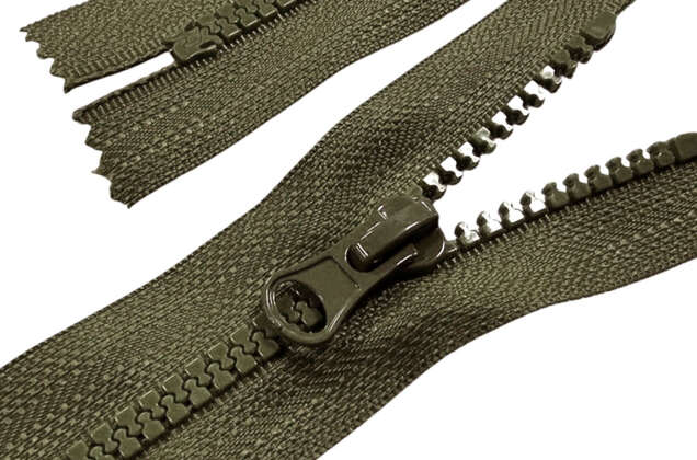 Молния трактор MaxZipper, 18 см, тип 5, хаки (F328)