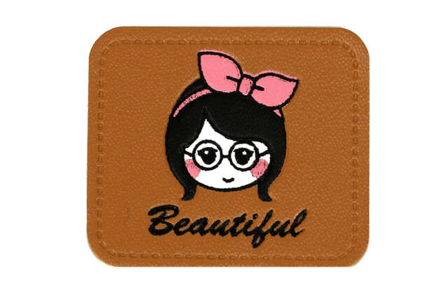 Нашивка, Девочка Beautiful, 4.1х3.6 см